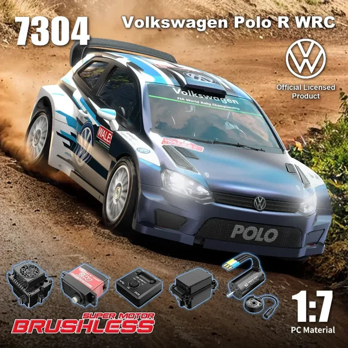 MJX Hyper Go 7304 1:7 Volkswagen Polo R WRC RC Car 4S 60km/h