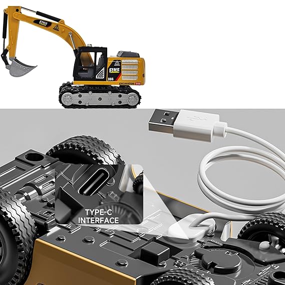 TRASPED HG4-413 1:64 Mini RC Excavator